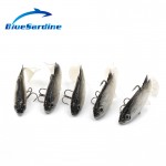 BlueSardine 10PCS 14G 8.6CM Soft Lures Bait Fishing Lures Plastic Isca Artificial Soft Lures Fishing Tackle Fish