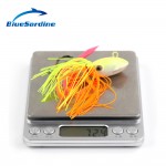 BlueSardine 2PCS 12CM 70G Jig Fishing Lures Squid Jigs Head Octopus Hook Soft Baits