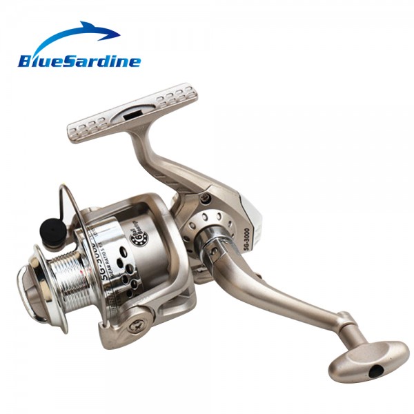 BlueSardineHot Sale Fishing Reel 3000 SG 6BB Coil Spinning Reels for Fishing Equipment Quality