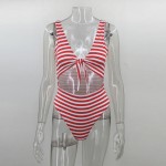 Brand bathing suit Bikini Women Sexy bikini Set Double-deck Milk Striped Double Shoulder Strap Swimsuit maillot de bain