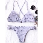 Brazilian Bikini Set Vintage White Printing Bikinis Swimsuit Padding Push Up Senxy Bandage Bathing Suit 2 Piece NK36