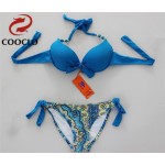 COOCLO 2016 women hot bikini, push up swimwear explosion models bandeau biquini vintage  brand name women bikini set  swimsuit