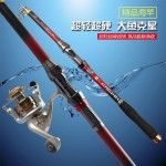 Carbon 2.1M 2.4M 2.7M 3.0M 3.6M Portable Telescopic Fishing Rod Spinning Hand Fishing Tackle Sea Rod Fishing tackle accessory