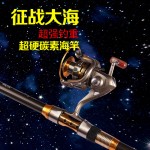 Carbon 2.1M 2.4M 2.7M 3.0M 3.6M Portable Telescopic Fishing Rod Spinning Hand Fishing Tackle Sea Rod Fishing tackle accessory