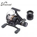 Carp Spinning Fishing Reels, Left/Right Handle Metal Spool, 9+1BB, Stainless steel Shaft, Rear Drag Wheel, 1 Spare Plastic Spool