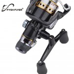 Carp Spinning Fishing Reels, Left/Right Handle Metal Spool, 9+1BB, Stainless steel Shaft, Rear Drag Wheel, 1 Spare Plastic Spool