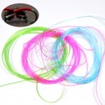 Clear Stretch Rib Round Larvae Lace Nymph Ribbing Material Body Fly Tying Line New Green Red Brown Pink Multiple Color