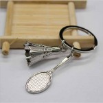 Cool Key Chains Keychain Keyfob Keyring Creative 3D Model Badminton Bat