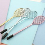 Creative 20pcs/lot Cute Badminton Racket Shape Gel Pen Office Supplies Stationery Roller Ball Pen Stationery School Supplies