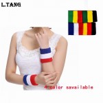 Crossfit Wrist Support Gym Fitness Running Sport Yoga Wrist Wraps Sweat Bracer Tennis Badminton Basketball  Wrist Support L354