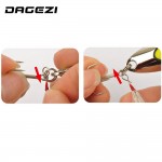 DAGEZI 10 pcs/lot carp fishing accessories pendant bloodstreams feather fishing lure fishing equipment fishing tackle box