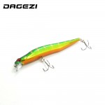 DAGEZI 6pcs/lot 14CM/11G Minnow Fishing lure Laser paint lures swimbait wobbler pesca artificial hard bait  fishing tackle 