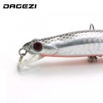 DAGEZI 6pcs/lot 14CM/11G Minnow Fishing lure Laser paint lures swimbait wobbler pesca artificial hard bait  fishing tackle 