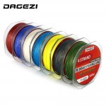 DAGEZI Super Strong 4 strand 300M/330YDS 100% PE Braided Fishing Line 10-80LB Multifilament Fishing Line Carp Fishing Saltwater