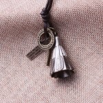 Delicate Jewelry Genuine Leather Necklace badminton Shape Pendant Necklace Cowhide jewelry