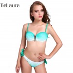 Diamond Ladies Bikini 2017 Swimwear Women Sexy Swimsuit Push Up Beachwear Girls Strap Bikini Set Crystal Biquini Bathing Suit