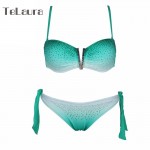 Diamond Ladies Bikini 2017 Swimwear Women Sexy Swimsuit Push Up Beachwear Girls Strap Bikini Set Crystal Biquini Bathing Suit