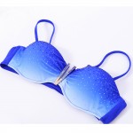 Diamond Ladies Bikini 2017 Swimwear Women Sexy Swimsuit Push Up Beachwear Girls Strap Bikini Set Crystal Biquini Bathing Suit