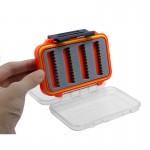 Double Side Waterproof Plastic Foam Fly Fishing Lure Bait Hook Storage Case Box