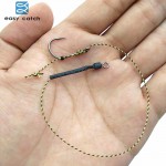 Easy Catch 18pcs Carp Fishing Hair Rigs Braided Thread 8340 Hooks Swivel Boilies Carp Rigs Carp Fishing Accessories