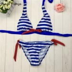 Evage Pitaya Sexy Bikinis Women Swimsuit Swimwear Female Halter Top Plaid Brazillian Bikini Set Bathing Suit Beach Wear Biquini