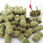 FREE SHIPPING hot sell green carp smell lure grass carp bait  insect elastic particle rods suit particle general 21101-100