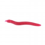 Fishermen 100pcs/lot 4cm Soft Plastic Fishing Lure Artficial Bait Bionic Red Worm Fishy Smell for Fishing Earthworm Maggot