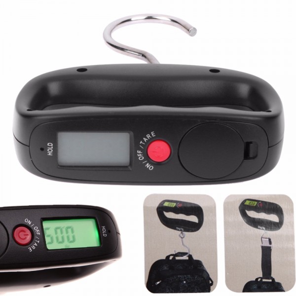 Fishing Durable Pocket Portable 50kg/10g LCD Digital Electronic Hand Held Hook Belt Hanging Scale Backlight Balance Weighin FE5#