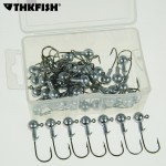 Fishing Hook Lure Mini Metal Bait Fish 50pcs 5g Lead Head Hook Bait Jigging Fishing Tackle Buzz Lure Jigs Pesca with Box