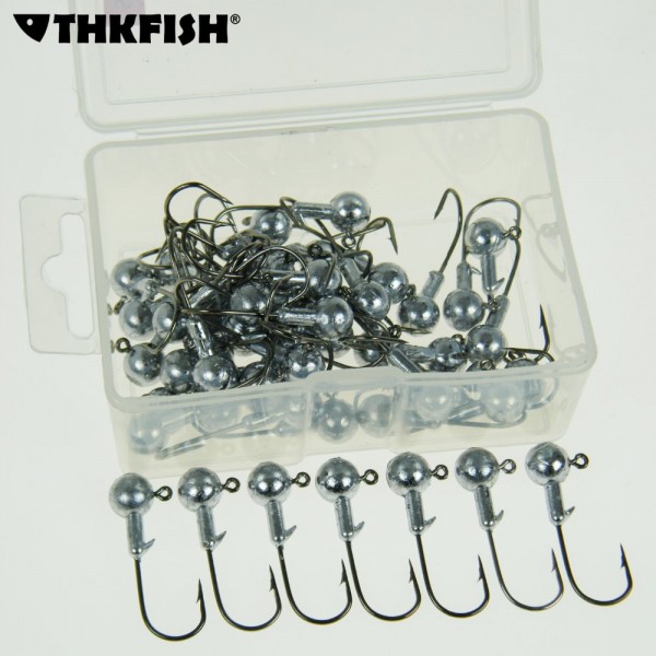 Fishing Hook Lure Mini Metal Bait Fish 50pcs 5g Lead Head Hook Bait Jigging Fishing Tackle Buzz Lure Jigs Pesca with Box