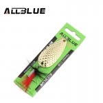 Fishing Lure AllBlue Spoon Bait 24g 6cm Artificial Lures Spinner Lure Metal Bait Fishing Tackle Armed With Feather Hook