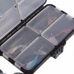 Fishing Lure Box Plastic Fishing Tackle Boxes Accessories 11*6.5*3.2cm With 4pcs Lures Fishing Tools For Swivels,Hook