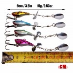 Fishing Lure Box Plastic Fishing Tackle Boxes Accessories 11*6.5*3.2cm With 4pcs Lures Fishing Tools For Swivels,Hook