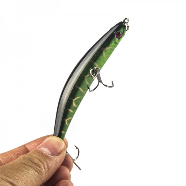 Fishing Lure Topwater Popper Sub Surface Dying Fish Hard Bait  9CM 8.6G