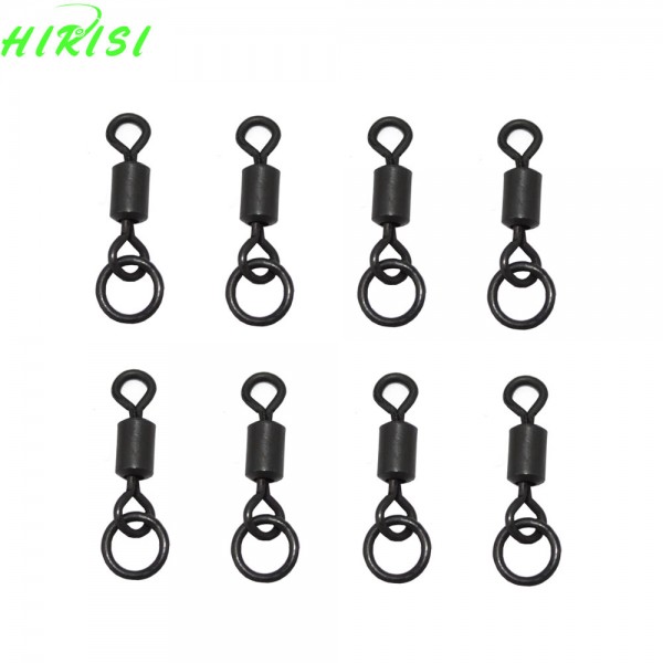 Fishing Swivel Long Body with solid ring 4# terminal fishing tackle fishing snap swivels