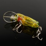 Fishing Tackle Lure Minnow Bass Insect Grasshopper Freshwater Hard Baits Crankbait 4.5cm/4g Hook Fishing Accessories