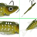 Fishing VIB Lure Artificial Wobblers Bait  Hard Metal Lures Fishing Soft Fish Tails All water levels Top Quality 50mm/11g