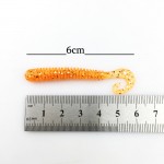 Fishing lure soft with salt smell 12pcs 1.3g/6cm vivid Fishing Worm Swimbait Soft Lure Fishing Bait Fishing Lure Artificial 148