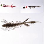 Fishing lures china soft bait 100mm/3.25g 75mm/1.4g soft Lure fishing tackle fishing lure soft silicone bait FREE SHIPPING