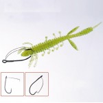 Fishing lures china soft bait 100mm/3.25g 75mm/1.4g soft Lure fishing tackle fishing lure soft silicone bait FREE SHIPPING