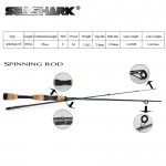 Fishing rod M power 2 section spinning rod casting rod  1.8 M high quality winter fishing rod