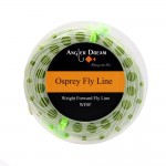 Fly Line WF 5/6/7/8F Weight Forward Floating Moss Green Fly Fishing Line with 2 Welded Loops with Spool Angler Dream 