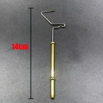 Fly fishing rotary whip finisher built-in half hitch of finest brass material/ knot tying device& fly tying tools lures making