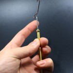 Fly fishing rotary whip finisher built-in half hitch of finest brass material/ knot tying device& fly tying tools lures making