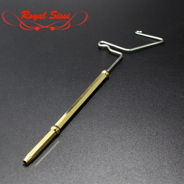 Fly fishing rotary whip finisher built-in half hitch of finest brass material/ knot tying device& fly tying tools lures making