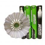 Flybomb 1 tubes=12 pcs Good Quality Badminton Shuttlecocks Real Goose Feather Birdies Badminton Ball K-3 L426