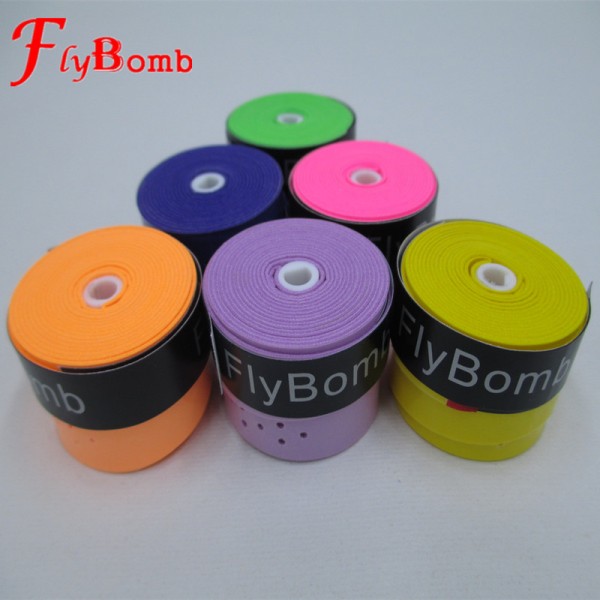 Flybomb Viscous Badminton Racket Grip Anti-skid Breathable Wraps Taps Tennis Grips Fishing Racquet Overgrip Film Sweatband