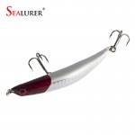 Free Shipping 1pcs Fishing Tackle Hard Minnow Lure Artificial Bait Fishing Lure with 2 Fish Hook 9cm/8.3g Mixed 5 color