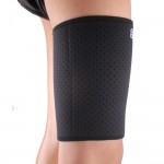 Free Shipping SX650 Sports Badminton Elastic Stretchy Thigh Brace Support  Wrap Band - Black