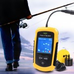 Free Shipping!Hot Sale Alarm 100M Portable Sonar LCD Fish Finders Fishing lure Echo Sounder Fishing Finder FFC1108-1 